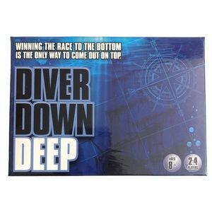 Tops Games - Diver Down Deep 2-4 Players Ocean Sea Diving  Simulation Card Game